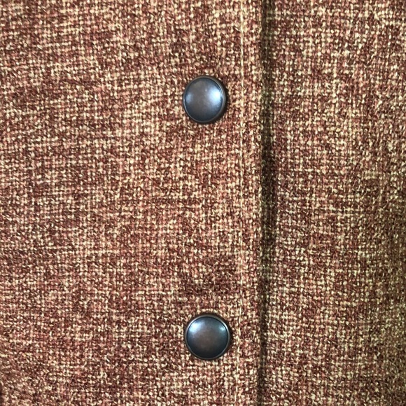 COLDWATER CREEK Size 20 Textural Fitted Vest lined Snap close $119 NEW - Picture 7 of 14